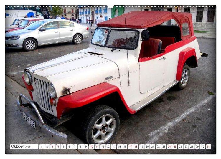 Produktbild: Best of Jeepster - Das Cabrio von Willys-Overland (Wandkalender 2026 DIN A2 quer), CALVENDO Monatskalender