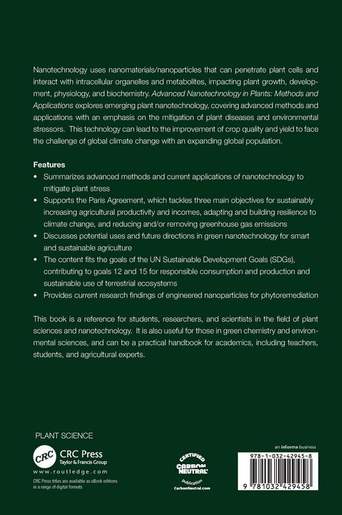 Produktbild: Advanced Nanotechnology in Plants