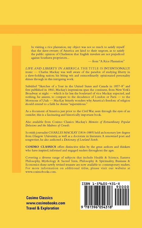 Produktbild: Life and Liberty in America, Sketches of a Tour in the United States and Canada in 1857-8