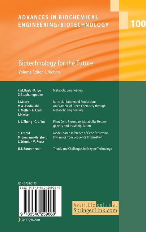 Produktbild: Biotechnology for the Future