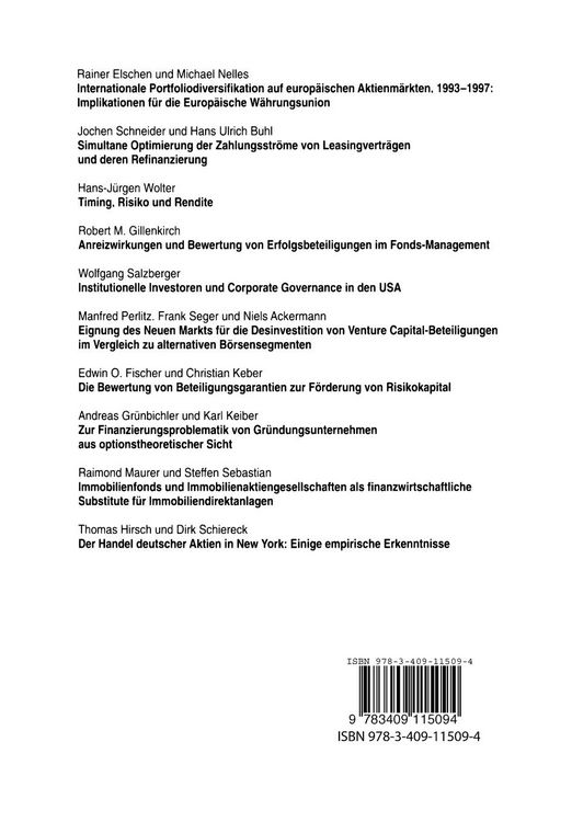 Produktbild: Finanzmanagement 1999