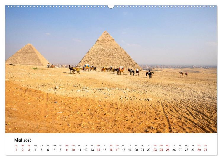 Produktbild: Kairo ganz nah (Wandkalender 2026 DIN A2 quer), CALVENDO Monatskalender