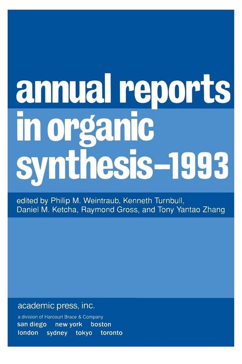 Produktbild: Annual Reports in Organic Synthesis 1993