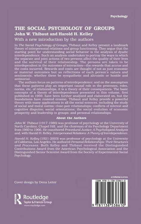 Produktbild: The Social Psychology of Groups