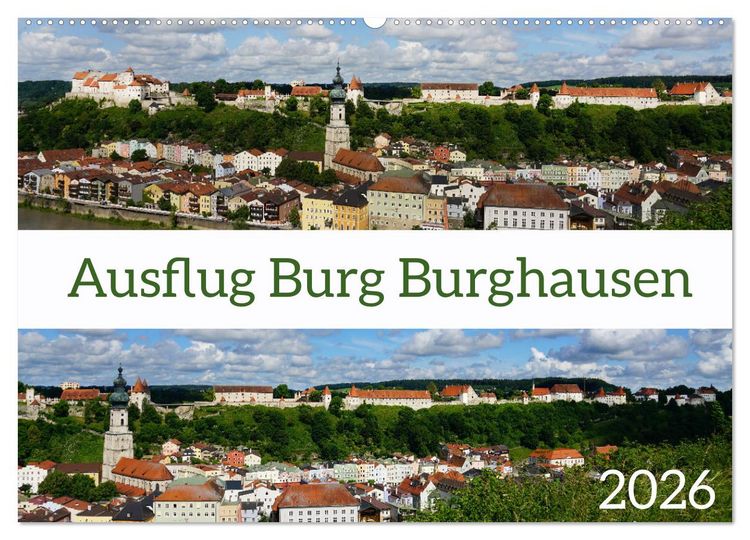 Produktbild: Ausflug Burg Burghausen (Wandkalender 2026 DIN A2 quer), CALVENDO Monatskalender