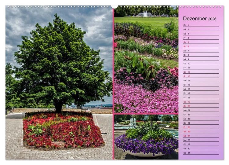 Produktbild: Gartenschau in Erfurt (Wandkalender 2026 DIN A2 quer), CALVENDO Monatskalender