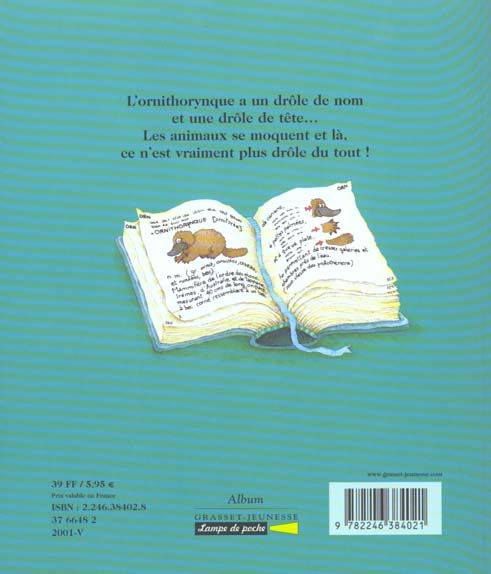 Produktbild: Pardon, je suis un ornithorynque tout simplement