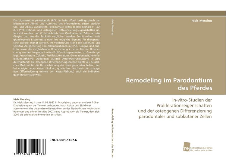 Produktbild: Remodeling im Parodontium des Pferdes