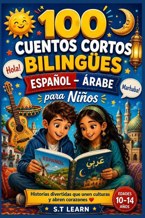 Produktbild: 100 Cuentos Cortos Biling&uuml;es Espa&ntilde;ol-&Aacute;rabe para Ni&ntilde;os