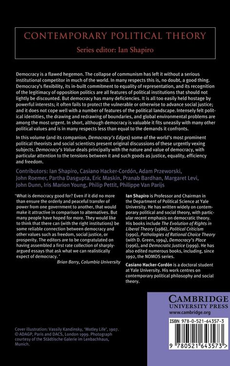 Produktbild: Democracy's Values