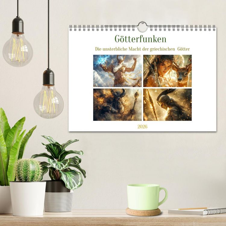 Produktbild: G&ouml;tterfunken (Wandkalender 2026 DIN A4 quer), CALVENDO Monatskalender