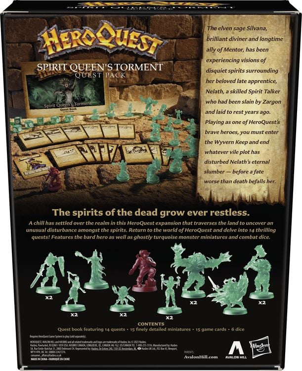 Produktbild: Heroquest: Spirit Queens Torment Quest Pack