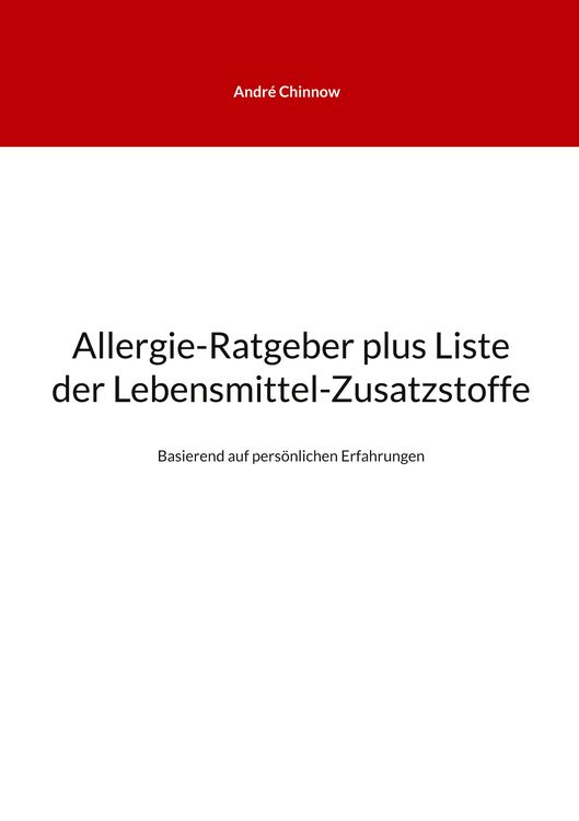 Produktbild: Allergie-Ratgeber plus Liste der Lebensmittel-Zusatzstoffe