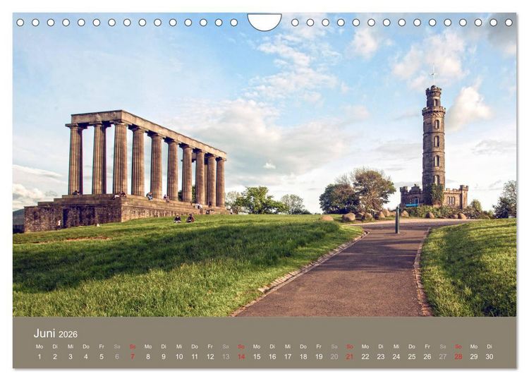 Produktbild: Historisches Schottland (Wandkalender 2026 DIN A4 quer), CALVENDO Monatskalender