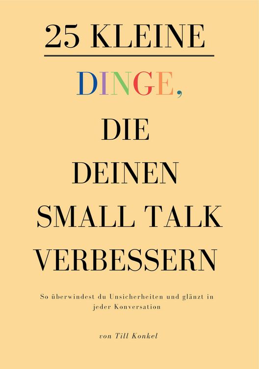 Produktbild: 25 kleine Dinge, die deinen Small Talk verbessern