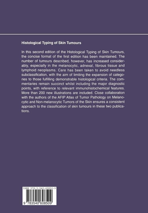 Produktbild: Histological Typing of Skin Tumours