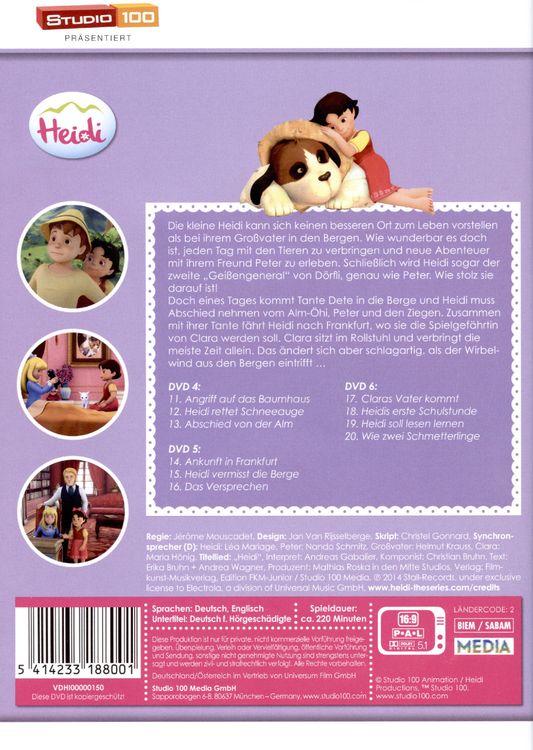 Produktbild: Heidi - Teilbox 2 [3 DVDs]