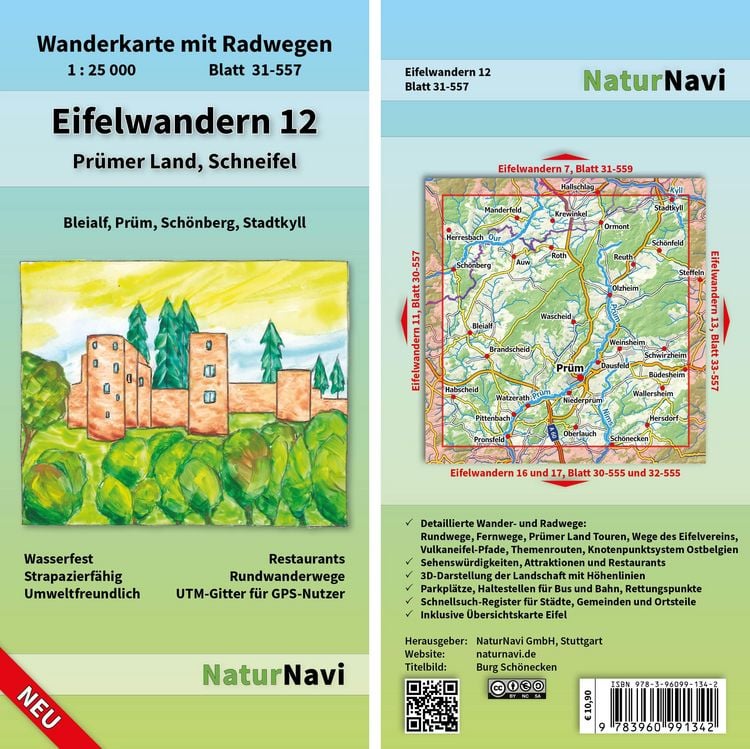 Produktbild: Eifelwandern 12 - Pr&uuml;mer Land, Schneifel