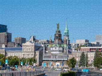 Produktbild: CALVENDO Puzzle Kirche Notre-Dame-de-Bon-Secours | 2000 Teile Lege-Gr&ouml;&szlig;e 90x67cm Foto-Puzzle f&uuml;r gl&uuml;ckliche Stunden