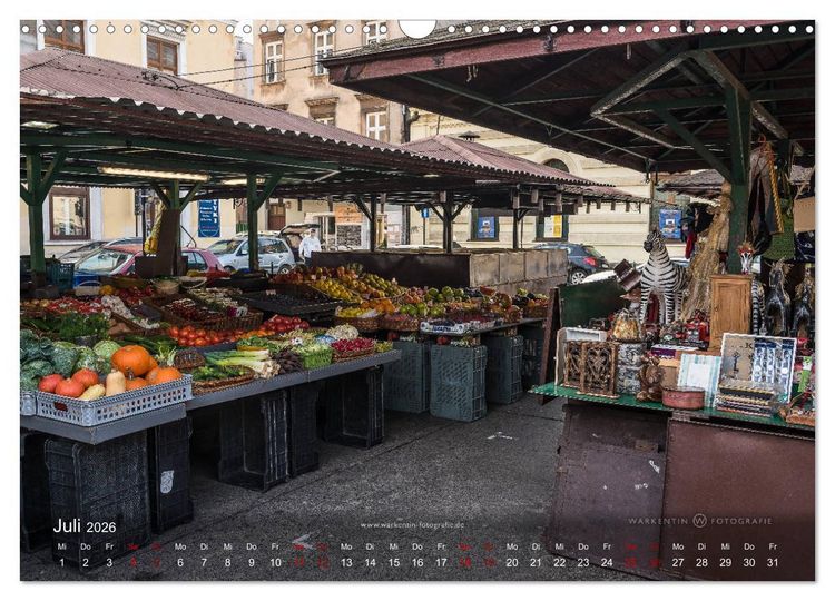 Produktbild: Krakau live (Wandkalender 2026 DIN A3 quer), CALVENDO Monatskalender