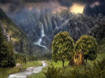 Produktbild: CALVENDO Puzzle Das heilige Tal | 1000 Teile Lege-Gr&ouml;&szlig;e 64x48cm Foto-Puzzle f&uuml;r gl&uuml;ckliche Stunden