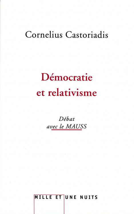 Produktbild: D&eacute;mocratie et relativisme