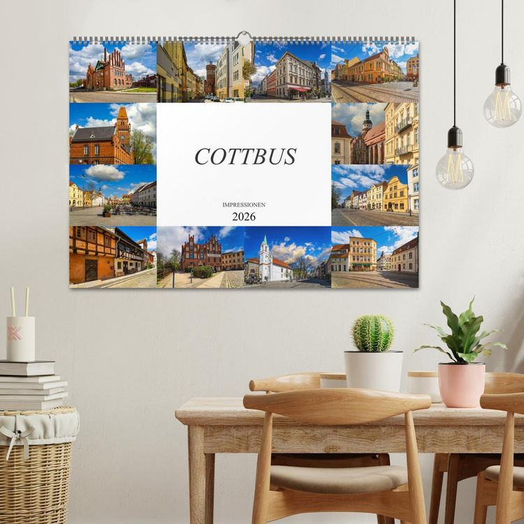 Produktbild: Cottbus Impressionen (Wandkalender 2026 DIN A2 quer), CALVENDO Monatskalender