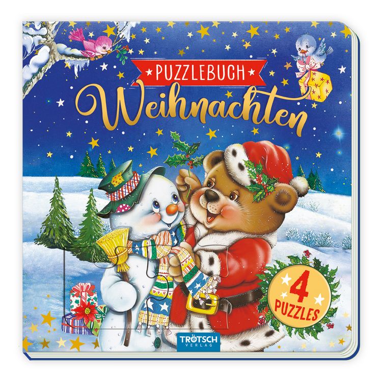 Produktbild: Tr&ouml;tsch Pappenbuch Puzzlebuch Weihnachten
