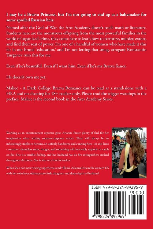 Produktbild: Malice - A Dark College Bratva Romance