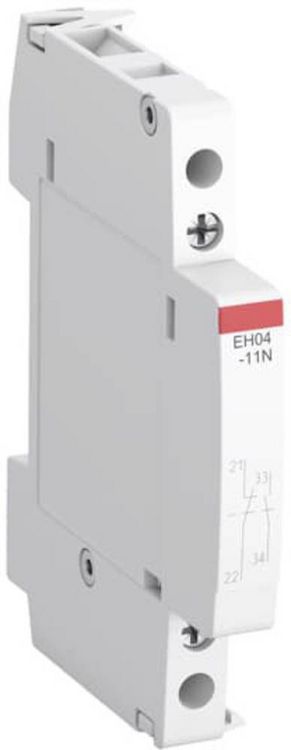 Produktbild: ABB EH04-11N Hilfskontaktblock f&uuml;r Sch&uuml;tz 1 St. 1 &Ouml;ffner, 1 Schlie&szlig;er