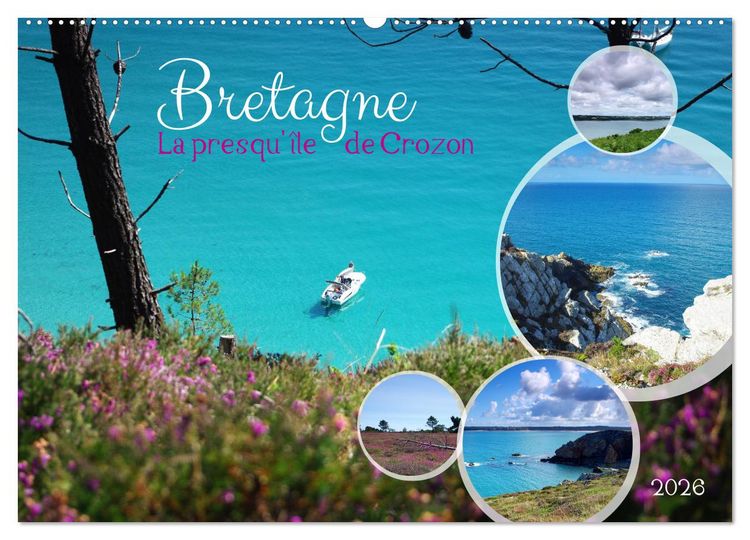 Produktbild: Bretagne La presqu'&icirc;le de Crozon (Calendrier mural 2026 DIN A2 vertical), CALVENDO calendrier mensuel