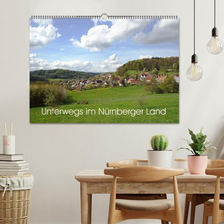 Produktbild: Unterwegs im N&uuml;rnberger Land (Wandkalender 2026 DIN A2 quer), CALVENDO Monatskalender