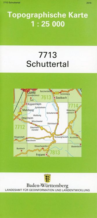Produktbild: Schuttertal 1 : 25 000