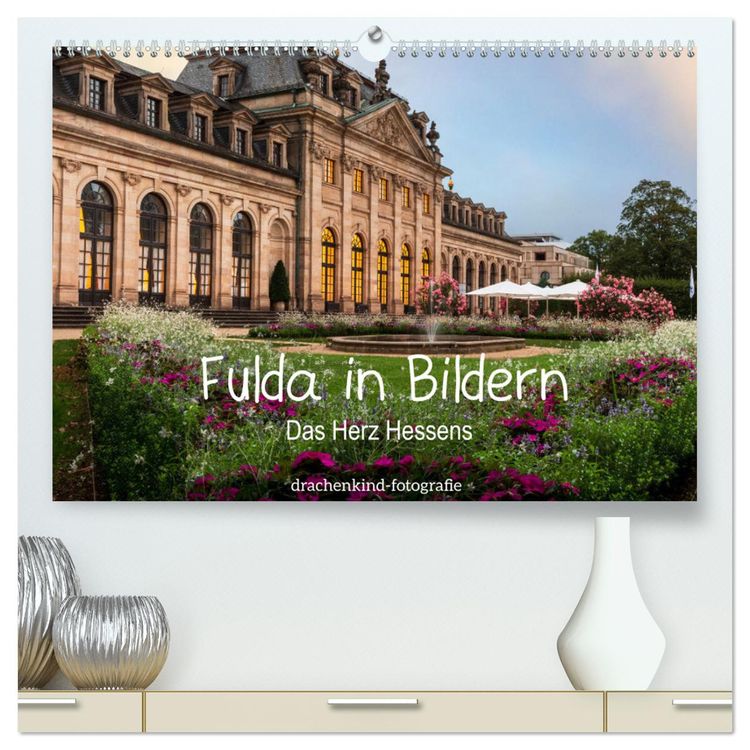Fulda in Bildern - Das Herz Hessens (hochwertiger Premium Wandkalender 2025 DIN A2 quer), Kunstdruck in Hochglanz