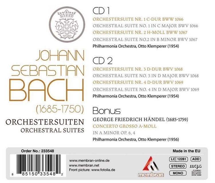 Produktbild: Bach: Orchestersuiten