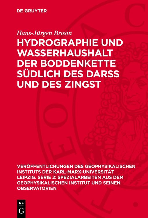 Produktbild: Hydrographie und Wasserhaushalt der Boddenkette s&uuml;dlich des Dar&szlig; und des Zingst