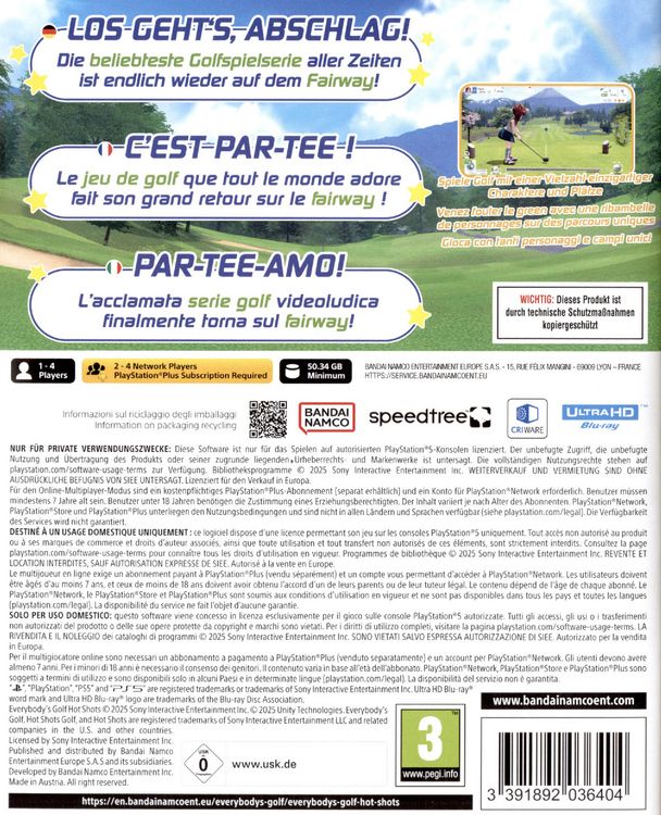 Produktbild: Everybody's Golf - Hot Shots