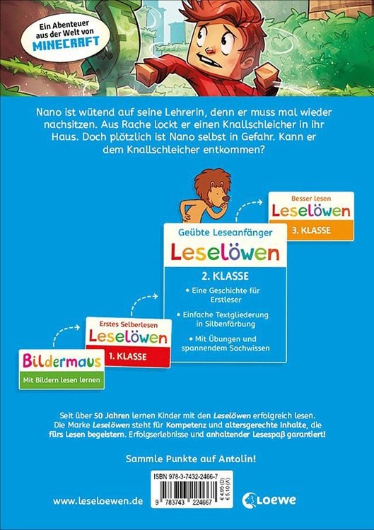 Produktbild: Lesel&ouml;wen 2. Klasse - Nano und der Knallschleicher