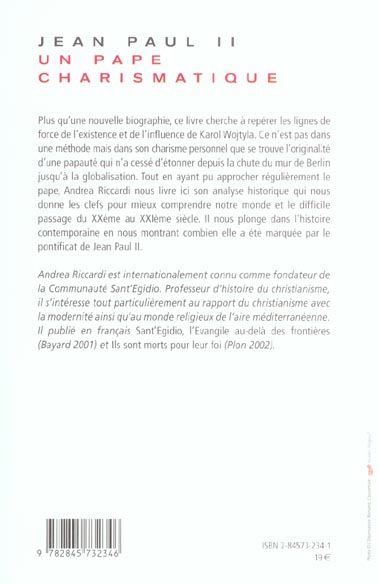 Produktbild: Jean-Paul II, un pape charismatique