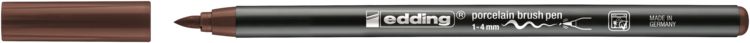 Produktbild: Porzellan-Pinselstift edding 4200, braun 1-4 mm