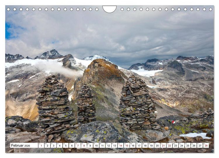 Produktbild: Kraftpl&auml;tze in den Bergen (Wandkalender 2026 DIN A4 quer), CALVENDO Monatskalender