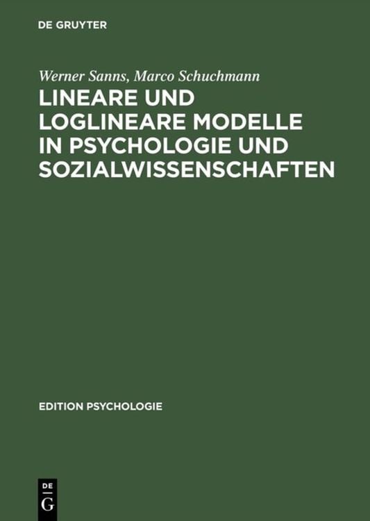 Produktbild: Lineare und loglineare Modelle in Psychologie und Sozialwissenschaften
