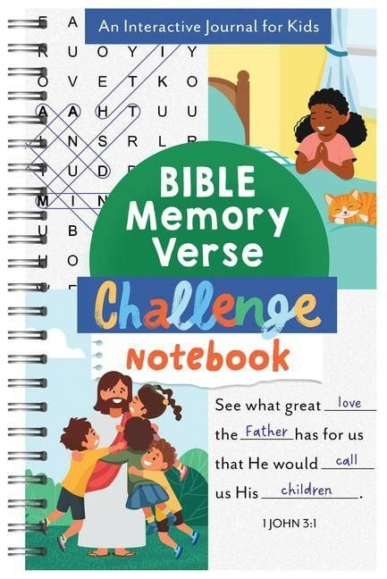 Produktbild: Bible Memory Verse Challenge Notebook: An Interactive Journal for Kids