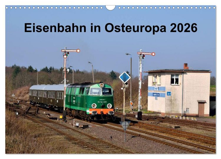 Produktbild: Eisenbahn Kalender 2026 - Oberlausitz und Nachbarl&auml;nder (Wandkalender 2026 DIN A3 quer), CALVENDO Monatskalender