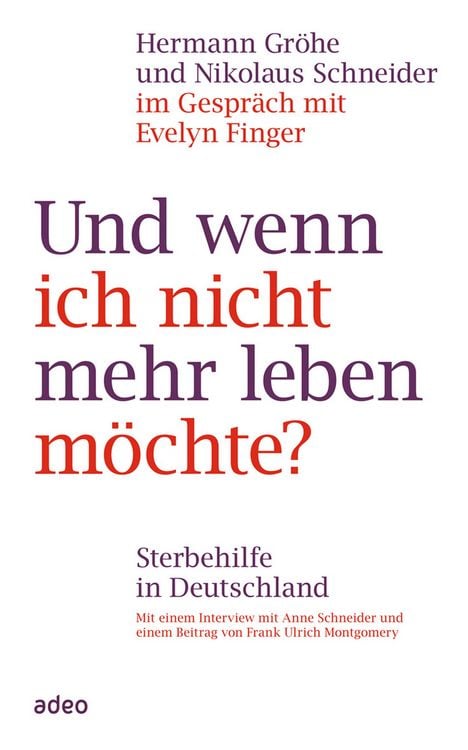Produktbild: Und wenn ich nicht mehr leben m&ouml;chte?