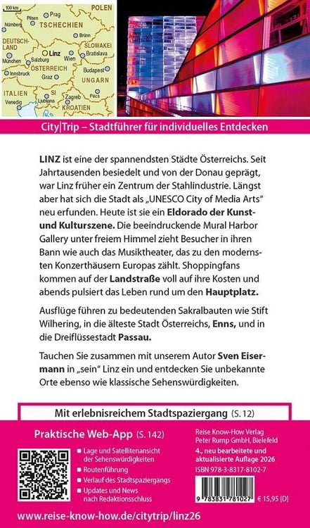 Produktbild: Reise Know-How CityTrip Linz
