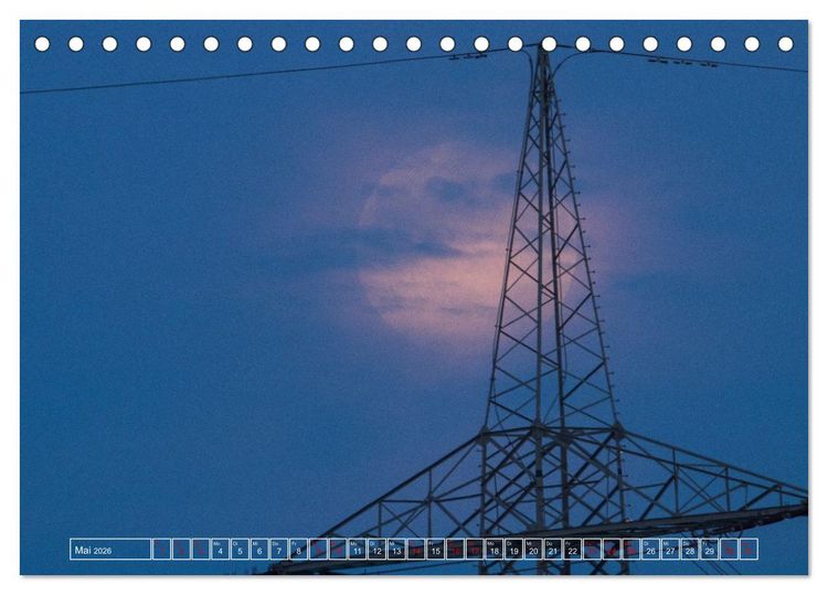 Produktbild: Faszination Mond - der etwas andere Mondkalender (Tischkalender 2026 DIN A5 quer), CALVENDO Monatskalender