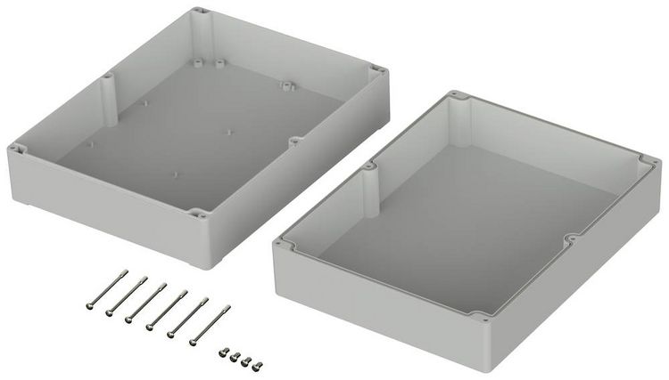 Produktbild: Bopla EUROMAS M 254 02254000 Industrie-Geh&auml;use 300 x 230 x 110 Polycarbonat Lichtgrau (RAL 7035) 1 St.