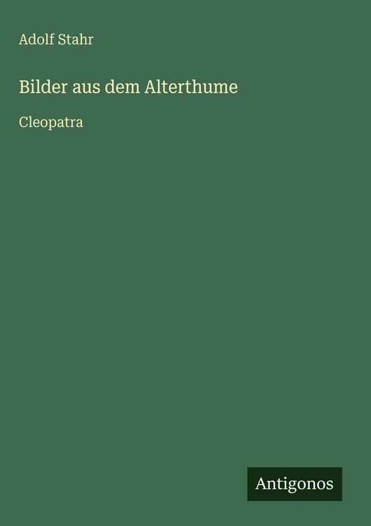 Produktbild: Bilder aus dem Alterthume