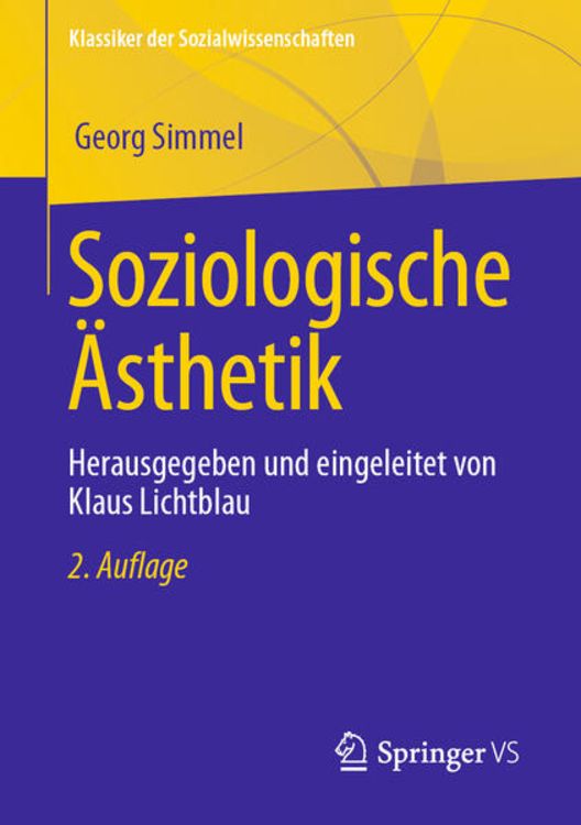 Produktbild: Soziologische Ästhetik